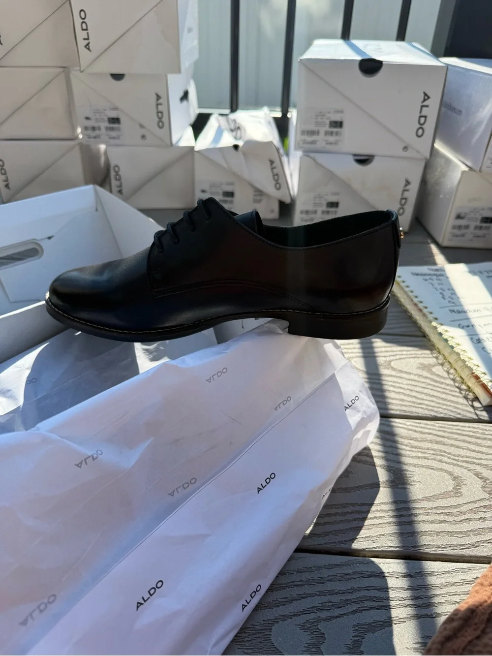 NEW/UNUSED- ALDO MAEDAGUA Black Lace-Up Derby shoes
